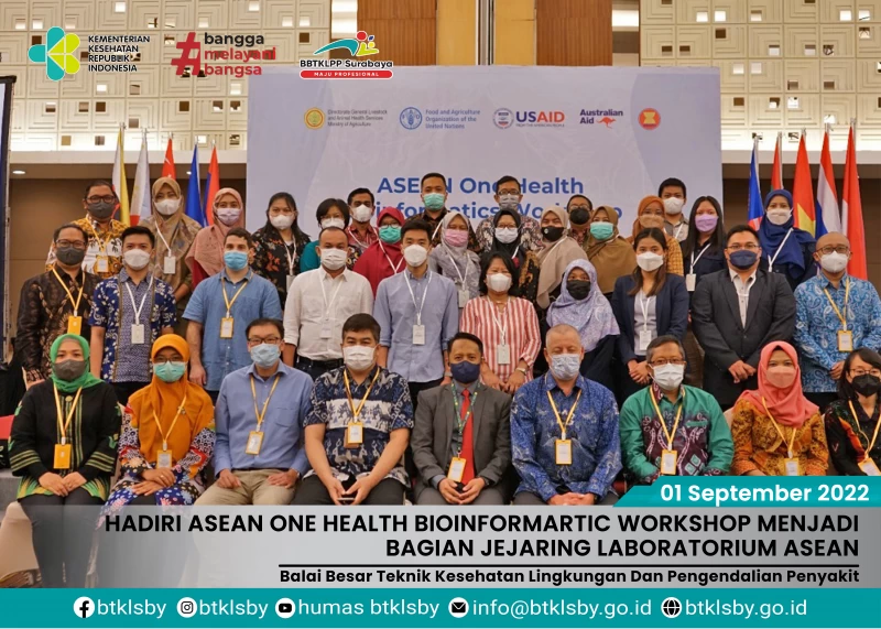 HADIRI ASEAN ONE HEALTH BIOINFORMARTIC WORKSHOP MENJADI BAGIAN JEJARING LABORATORIUM ASEAN